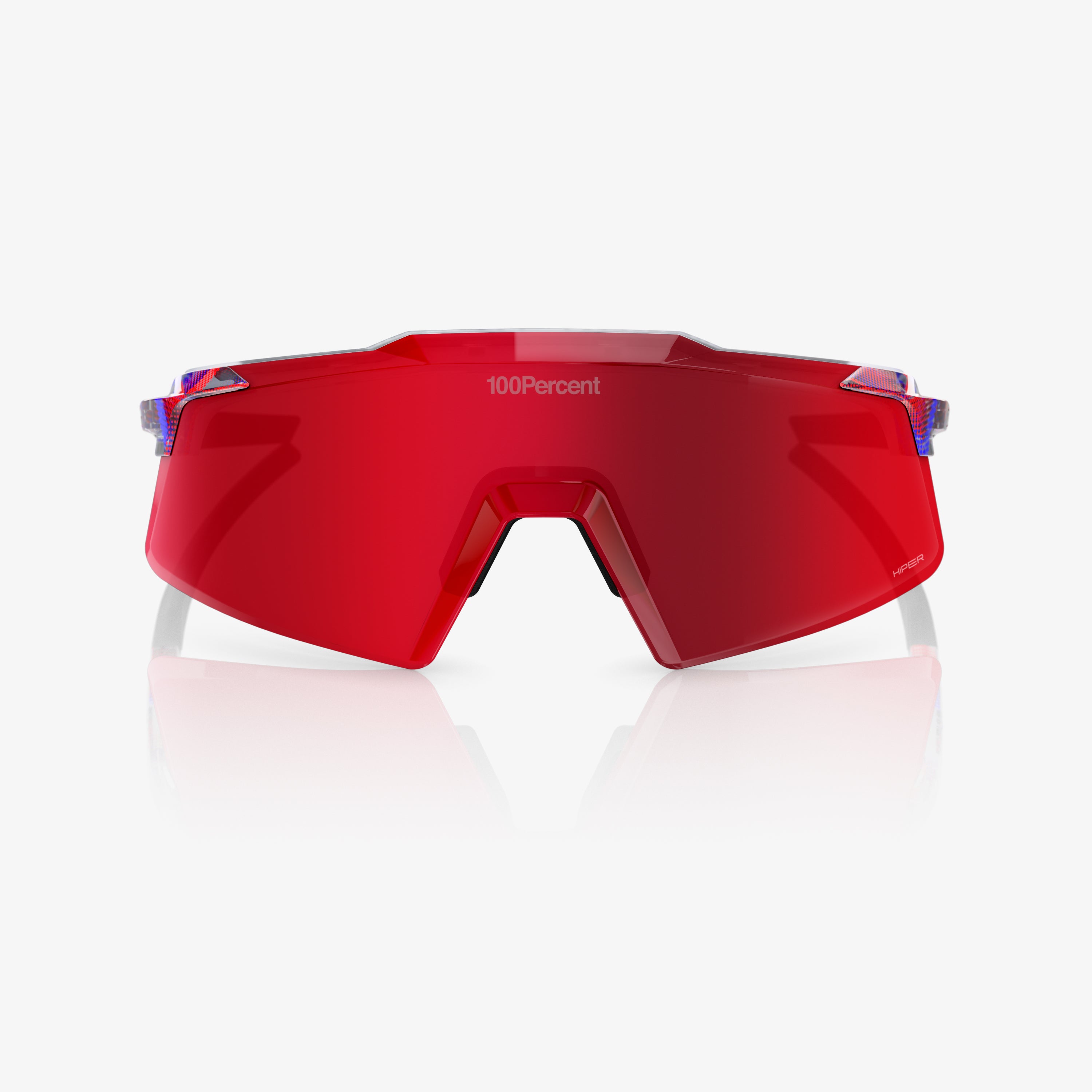 100-aerocraft-fdj-sonnenbrille-translucent-rot-blau-hiper image 2