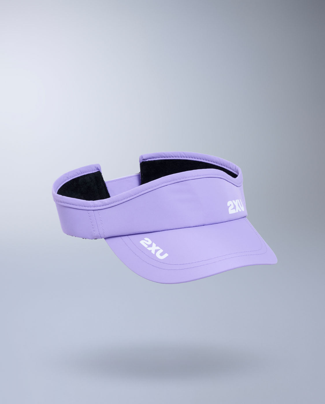 2xu-aero-run-visor-laufvisor-lavender-white-unisex image 1