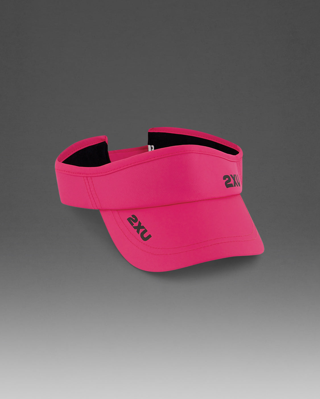 2xu-aero-run-visor-laufvisor-fuchsia-schwarz image 1