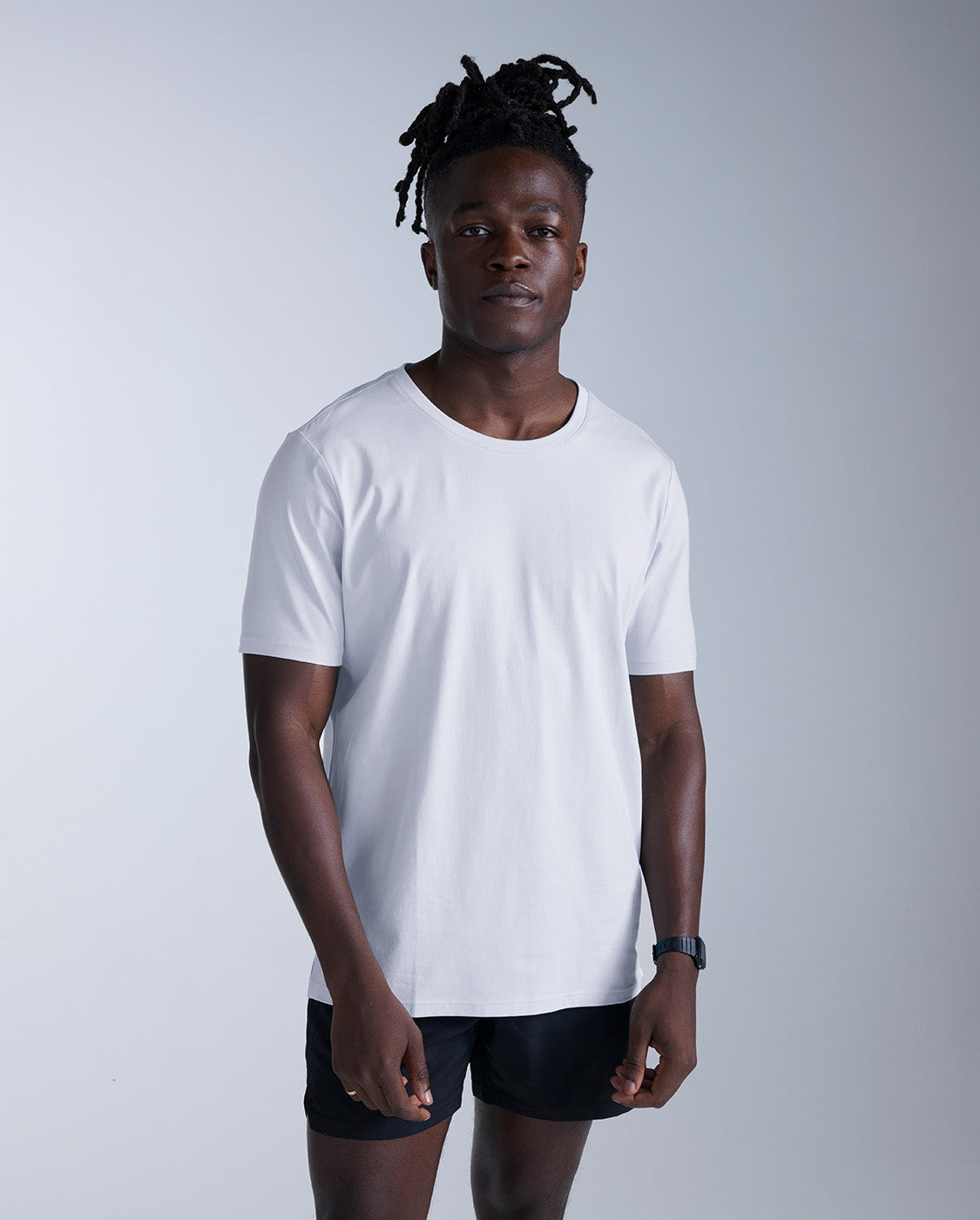 2xu-motion-cotton-flex-tee-t-shirt-herren-wei-baumwolle image 1