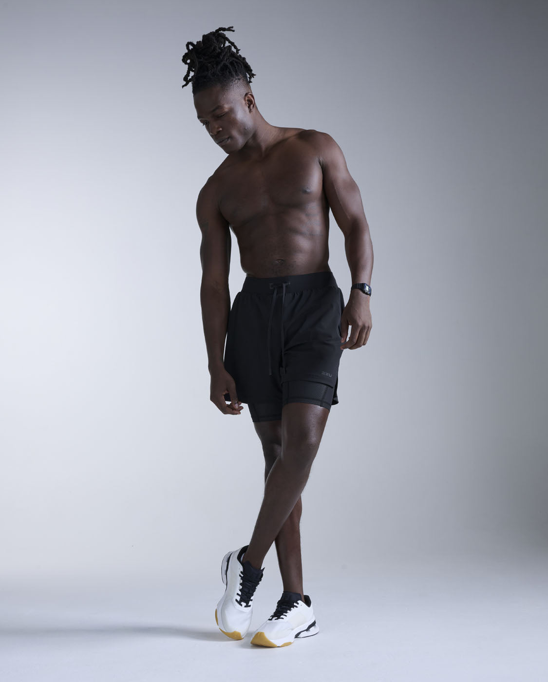 2xu-flex-2-in-1-5-inch-shorts-herren-schwarz-kompression image 3