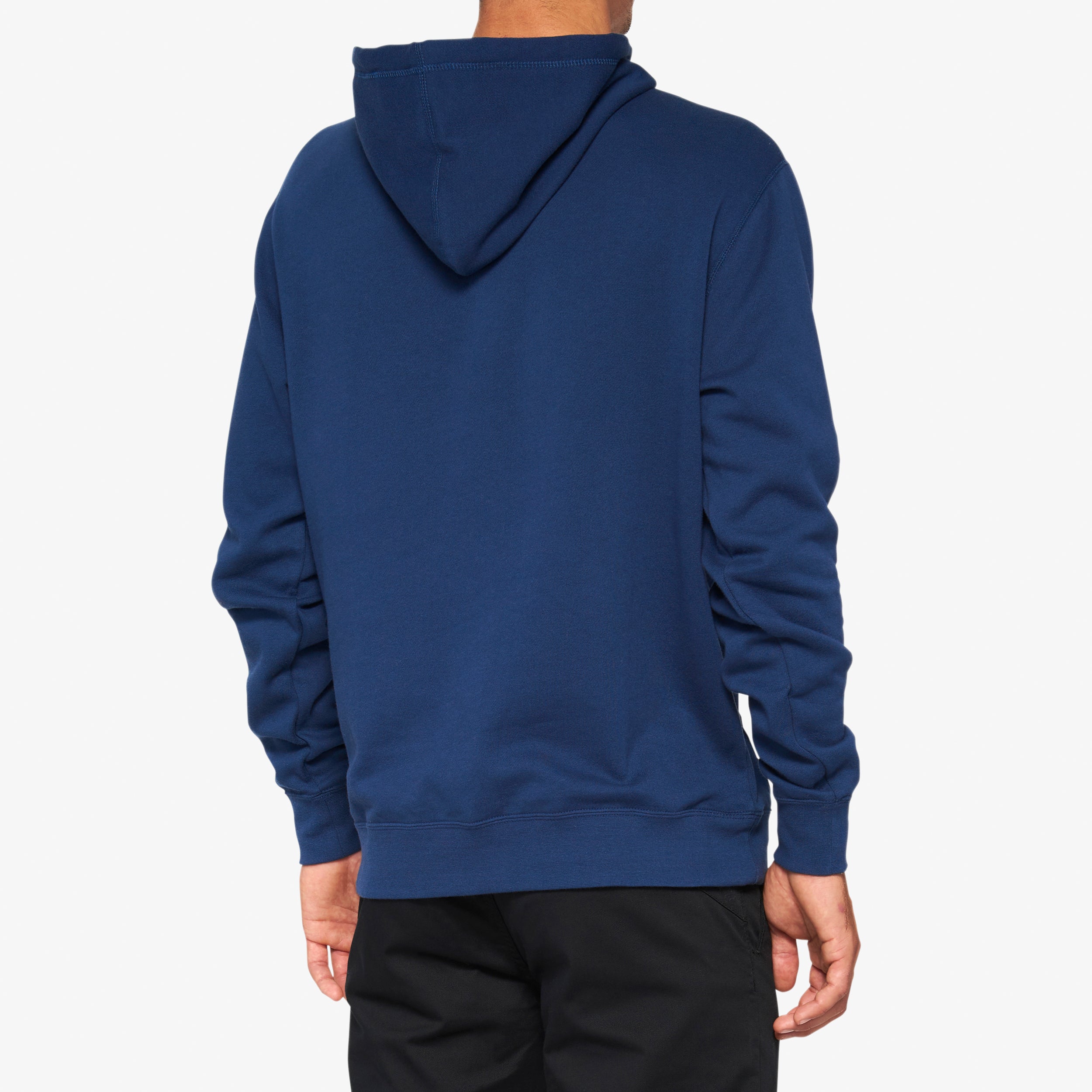 100-icon-pullover-hoodie-fleece-navy-baumwolle image 2