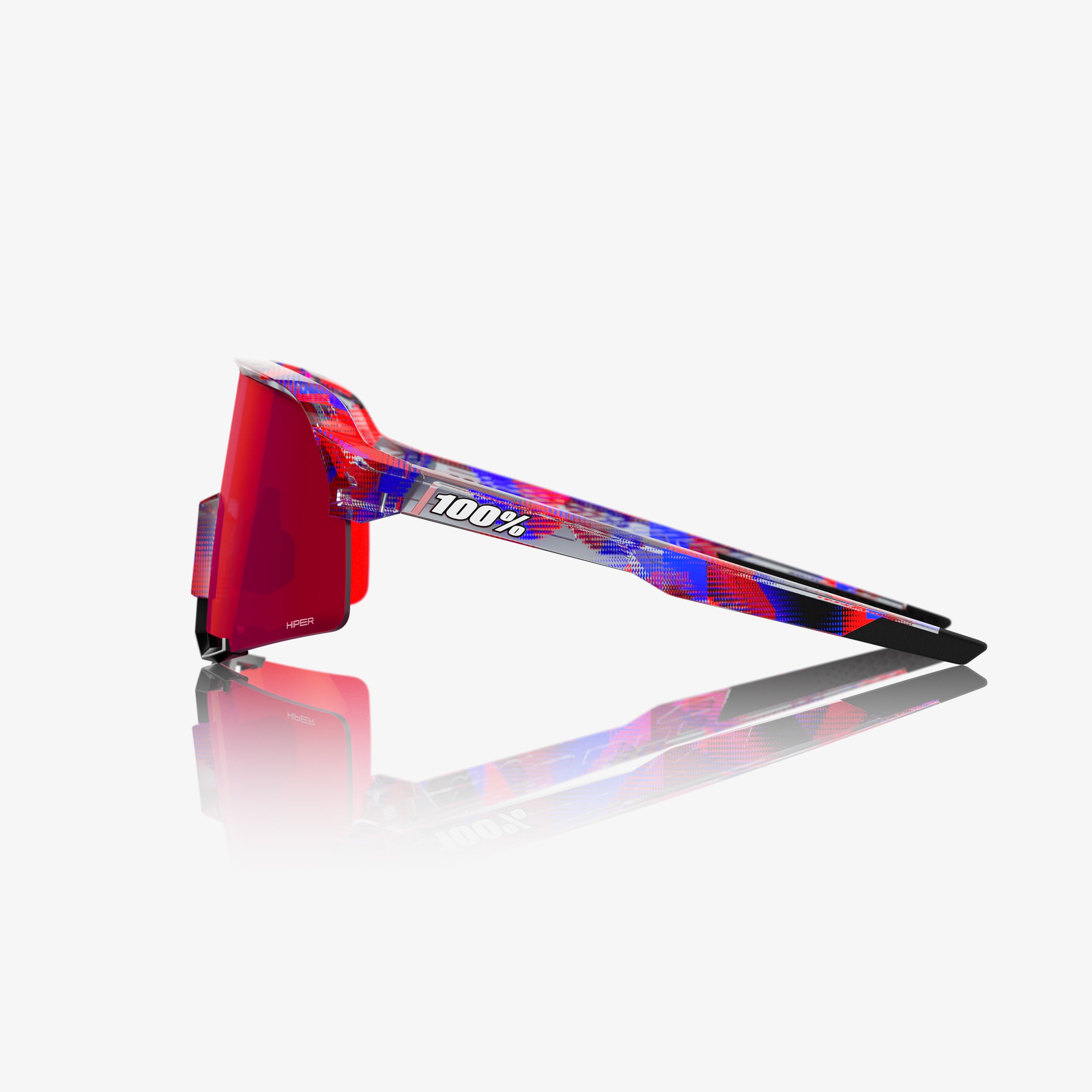 100-s3-le-fdj-sportbrille-translucent-hiper-fire-red image 3