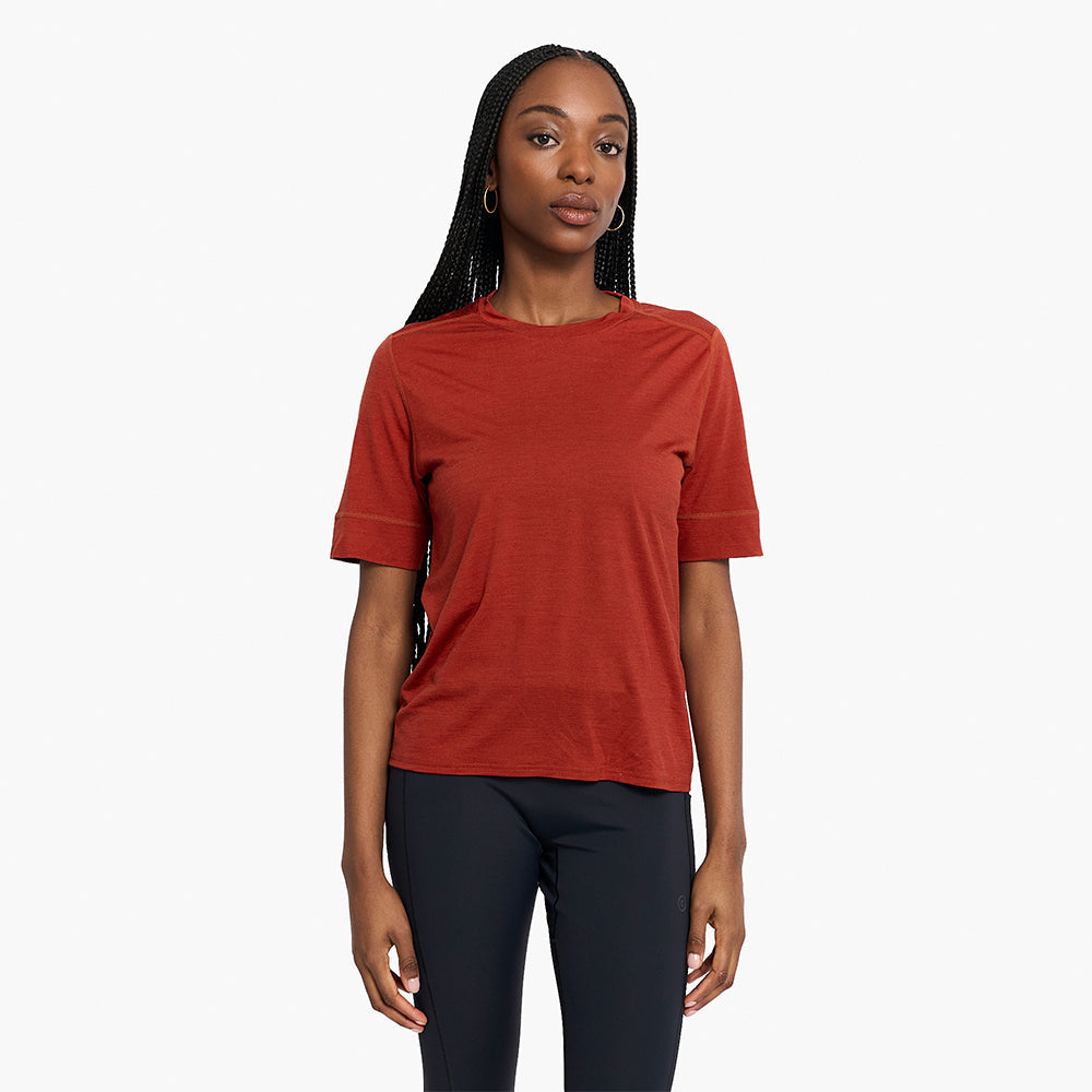 ciele-w-hlstshirt-laufshirt-damen-clay-aus-wolle image 2
