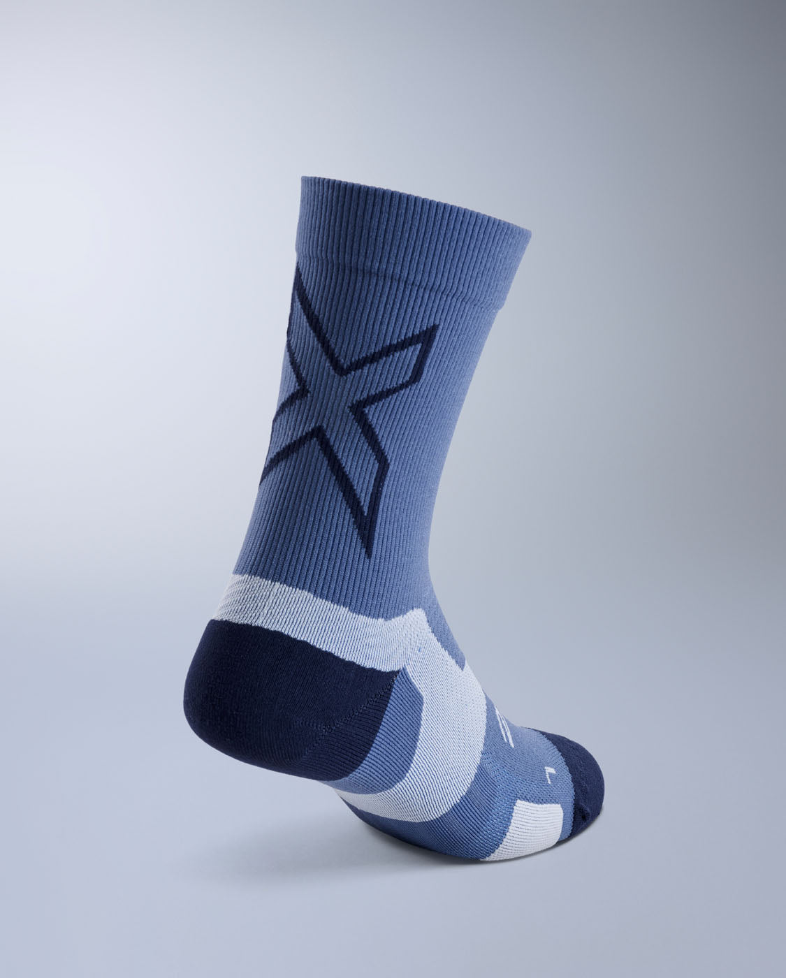 2xu-vectr-laufsocken-unisex-indigo-midnight-kompression image 2