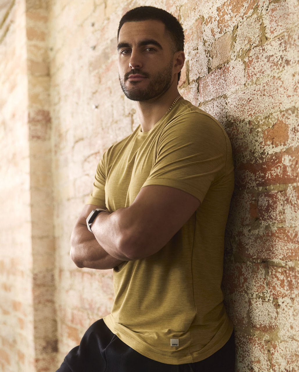 2xu-signature-tee-t-shirt-herren-khaki image 2
