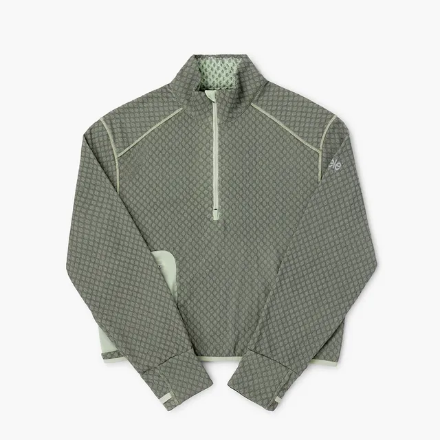 ciele-w-vlvhalfzip-lightmoss-damen-laufpullover-fleece image 1