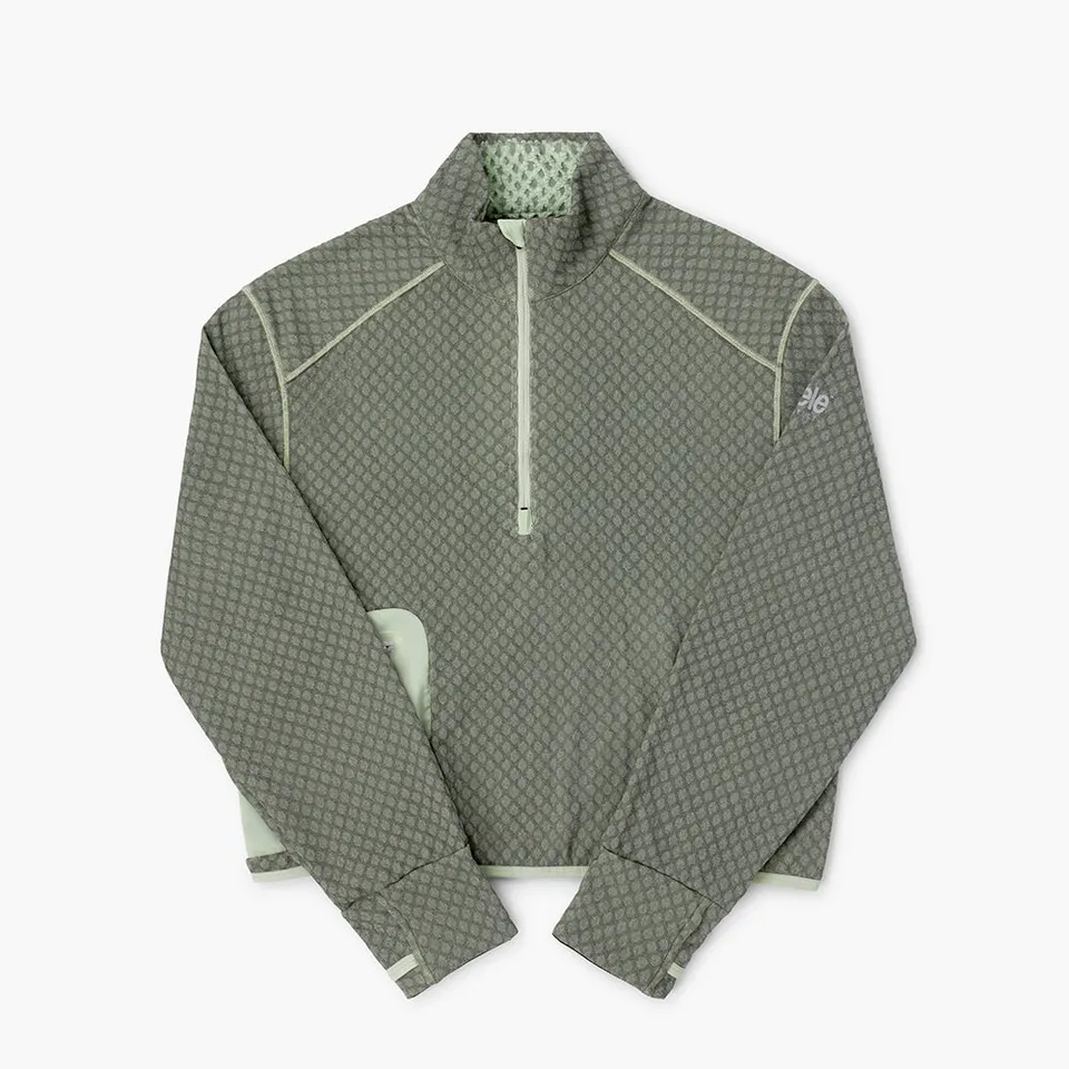 ciele-w-vlvhalfzip-lightmoss-damen-laufpullover-fleece image 1