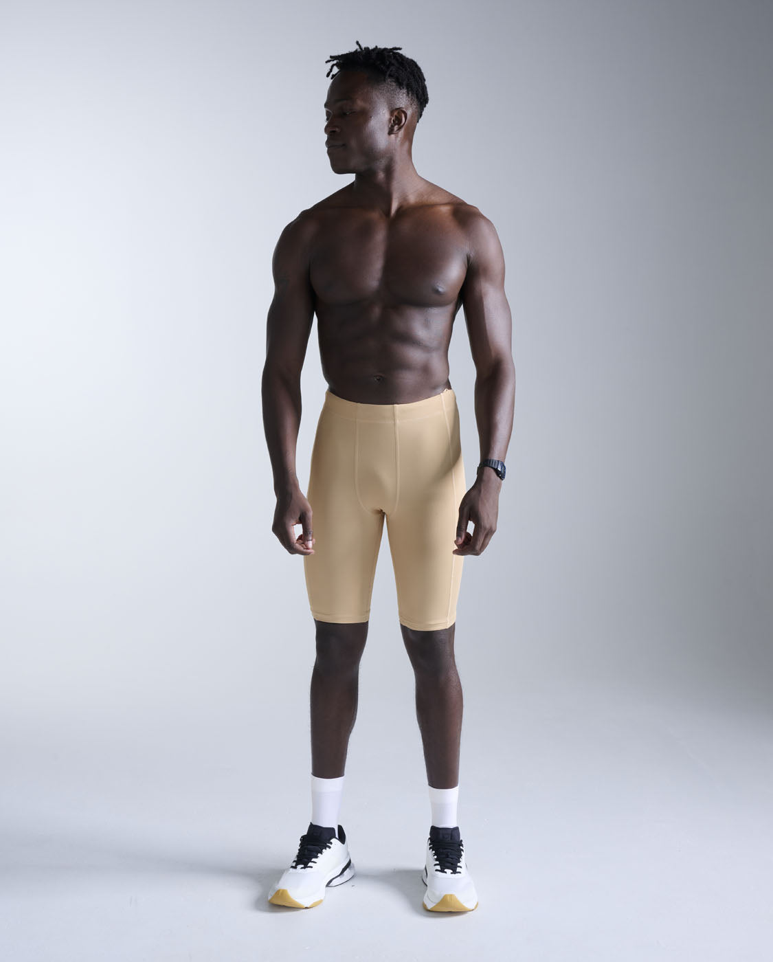 2xu-core-compression-short-herren-beige-pwx image 6