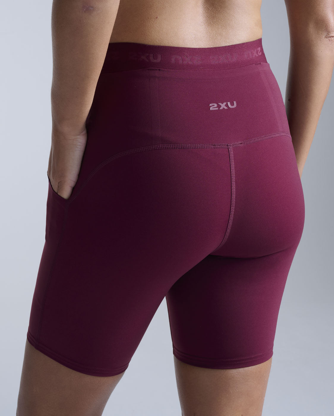 2xu-form-stash-hi-rise-6-compression-short-damen-armaretto image 3
