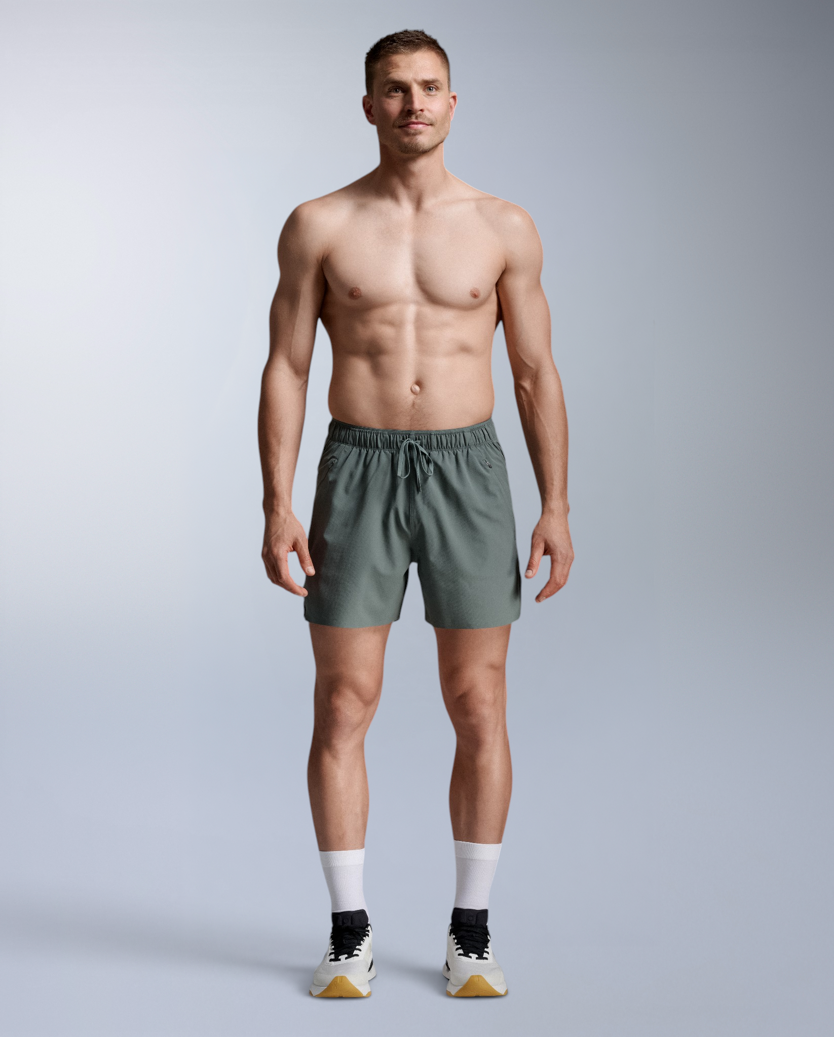 2xu-motion-5-inch-unlined-shorts-trainingsshorts-olive-leaf image 6