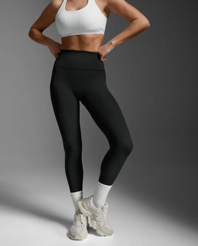2xu-fluid-hi-rise-tights-damen-leggings-schwarz-high-waist image 1