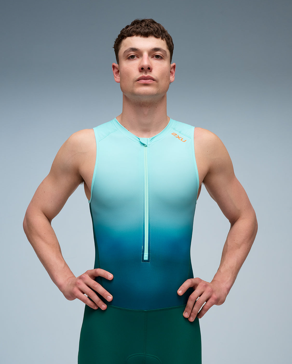 2xu-core-trisuit-triathlonanzug-beach-glass-herren-rmellos image 6