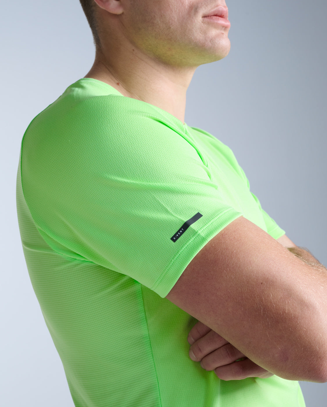 2xu-aero-tee-t-shirt-kurzarm-herren-lime-zest image 3