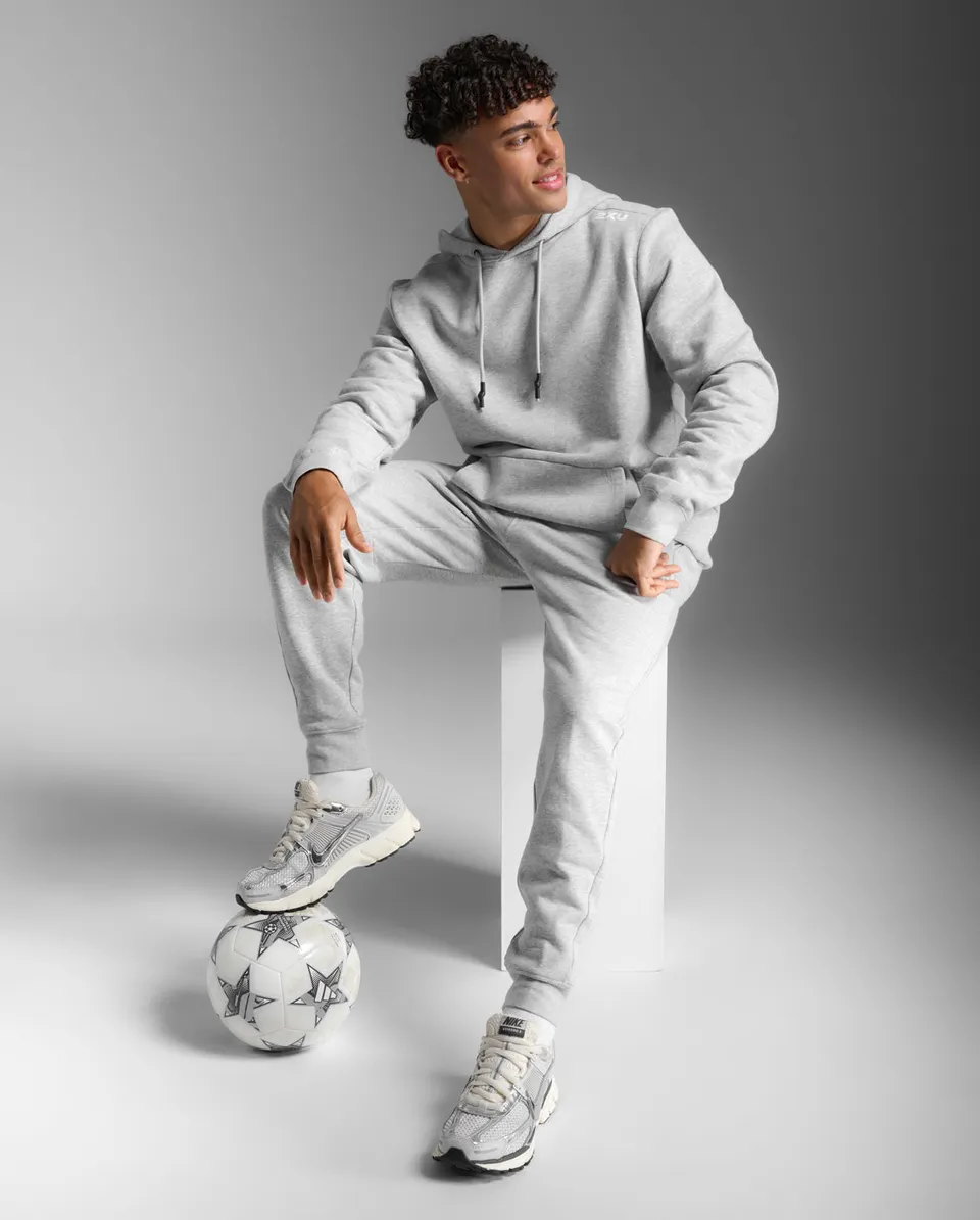 2xu-motion-aspire-hoodie-herren-grey-marle-white image 1