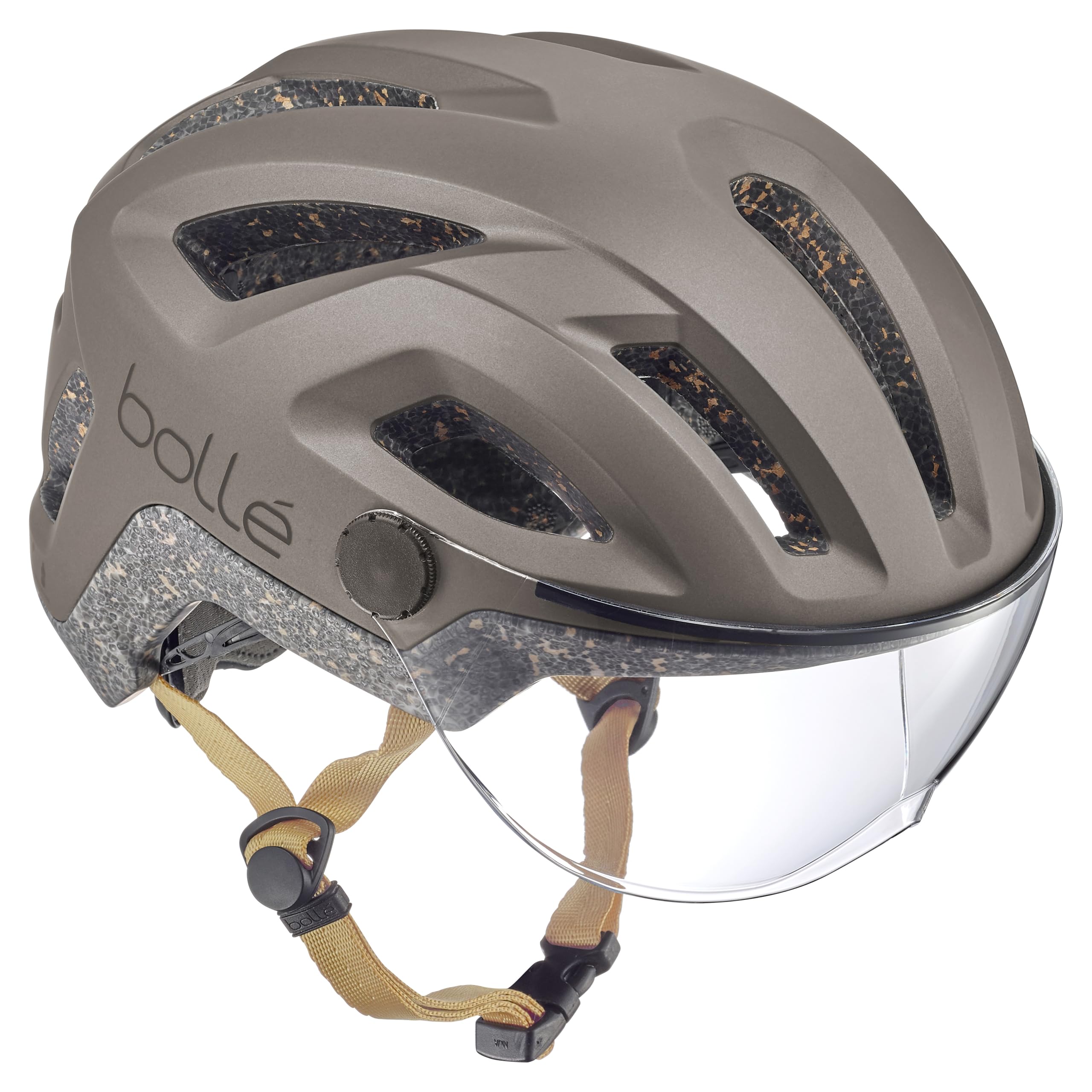boll-react-visor-fahrradhelm-braun-s-mit-visier image 4