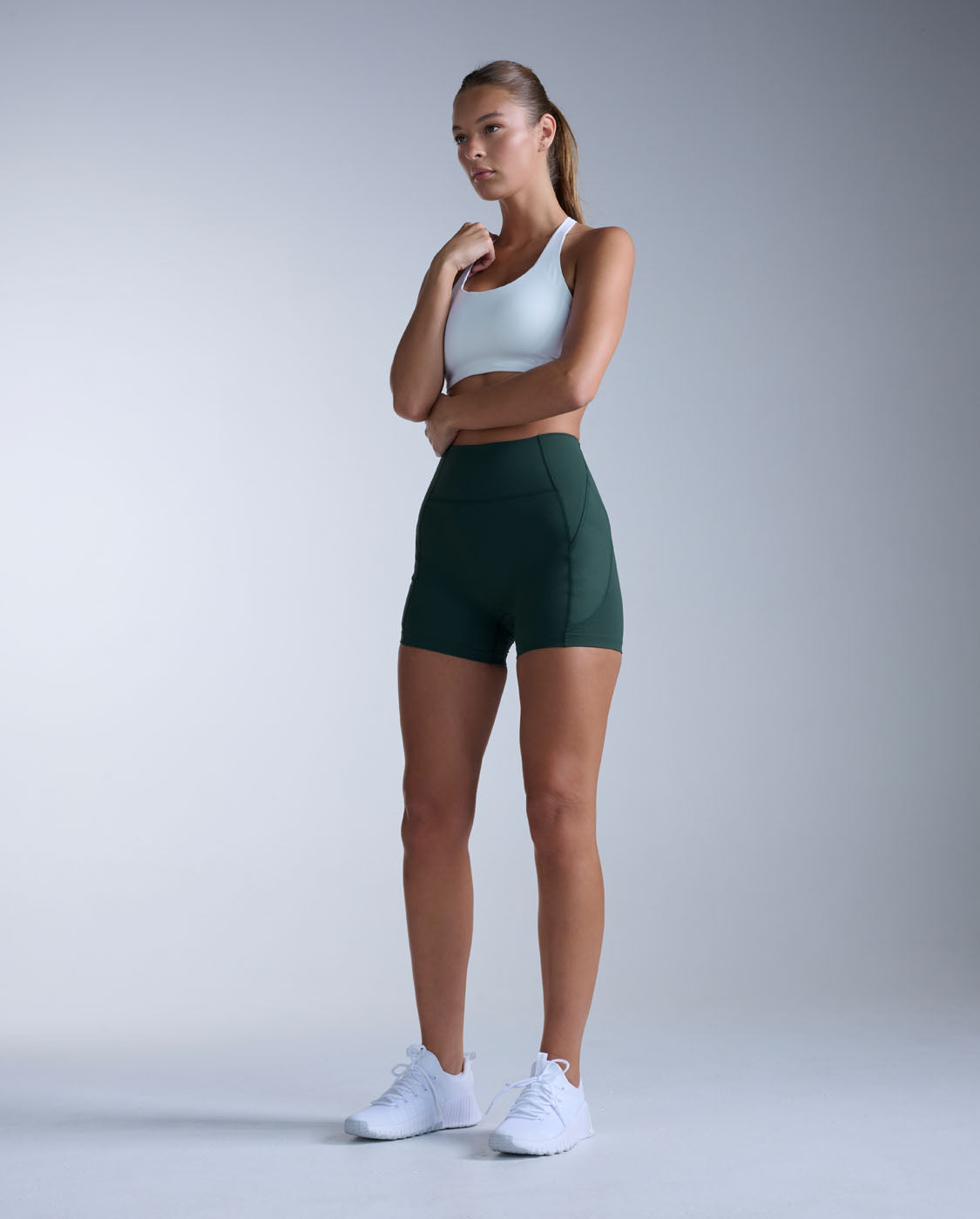 2xu-flex-4-inch-shorts-ever-green-damen-kompression image 5