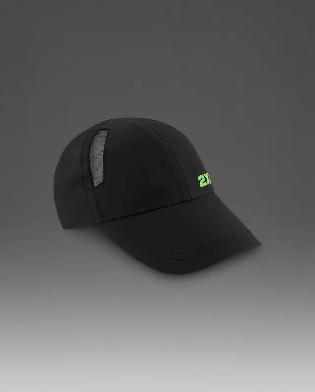 2xu-aero-run-cap-schwarz-neon-unisex image 1