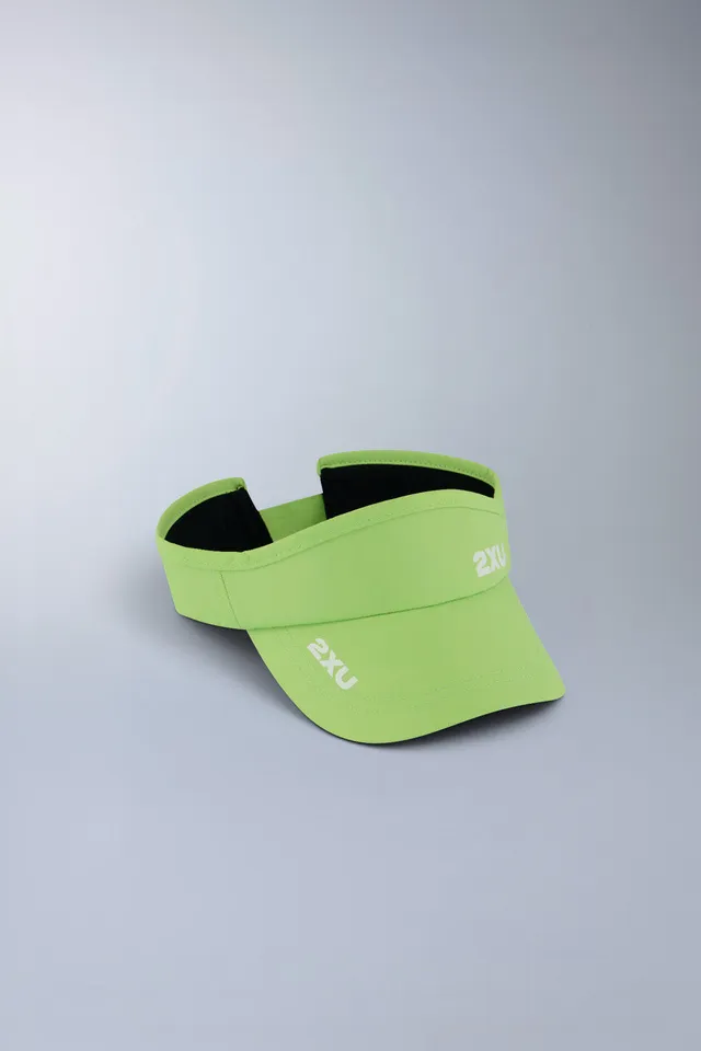 2xu-aero-run-visor-lime-zest-sonnenschild-unisex image 1