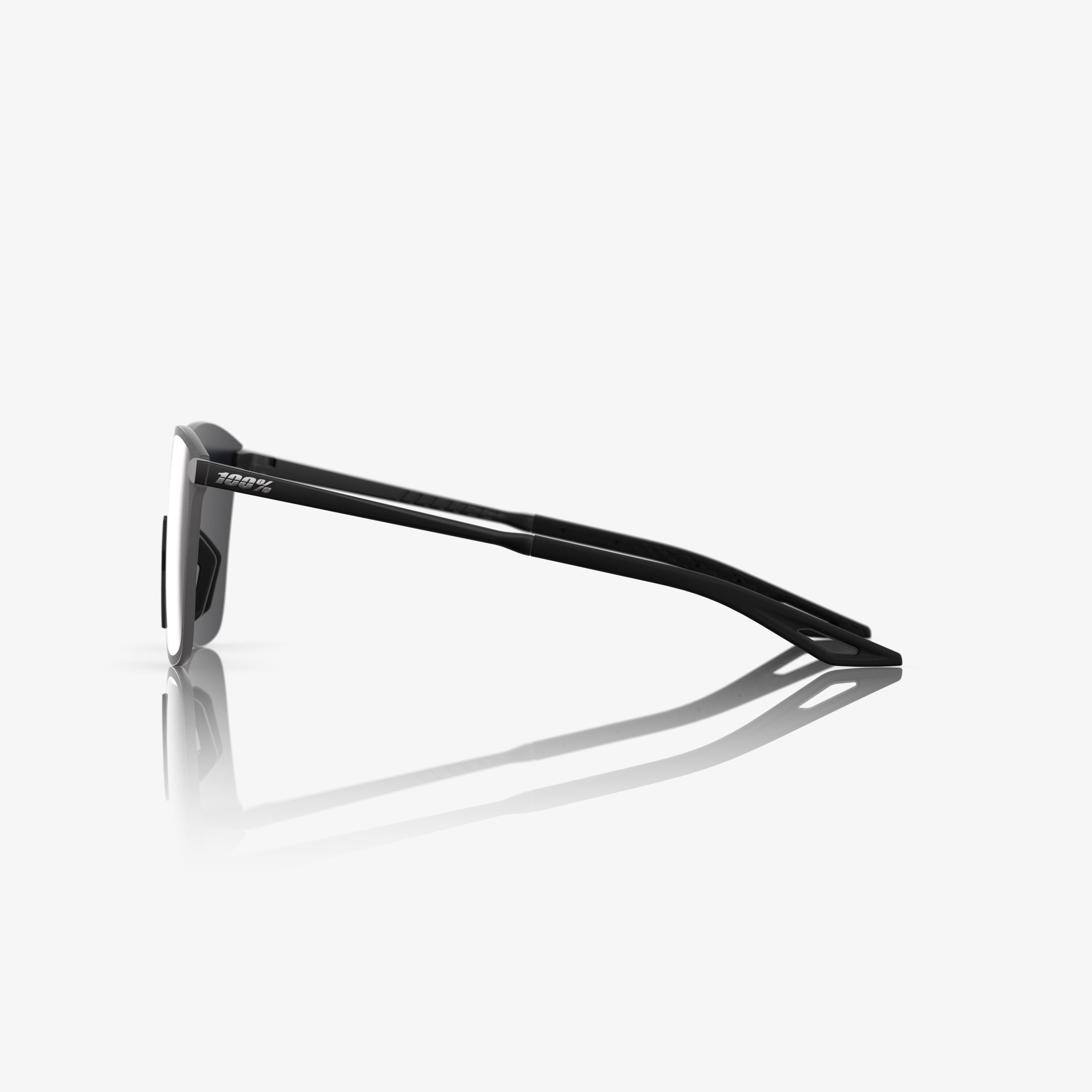 100-legere-square-sonnenbrille-matt-schwarz-silber image 3