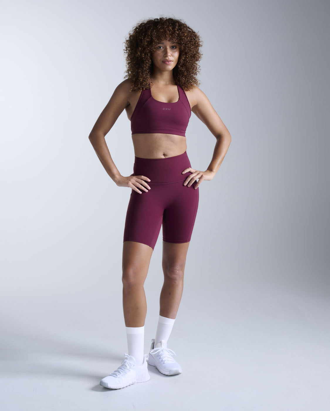 2xu-form-stash-hi-rise-6-compression-short-damen-armaretto image 6
