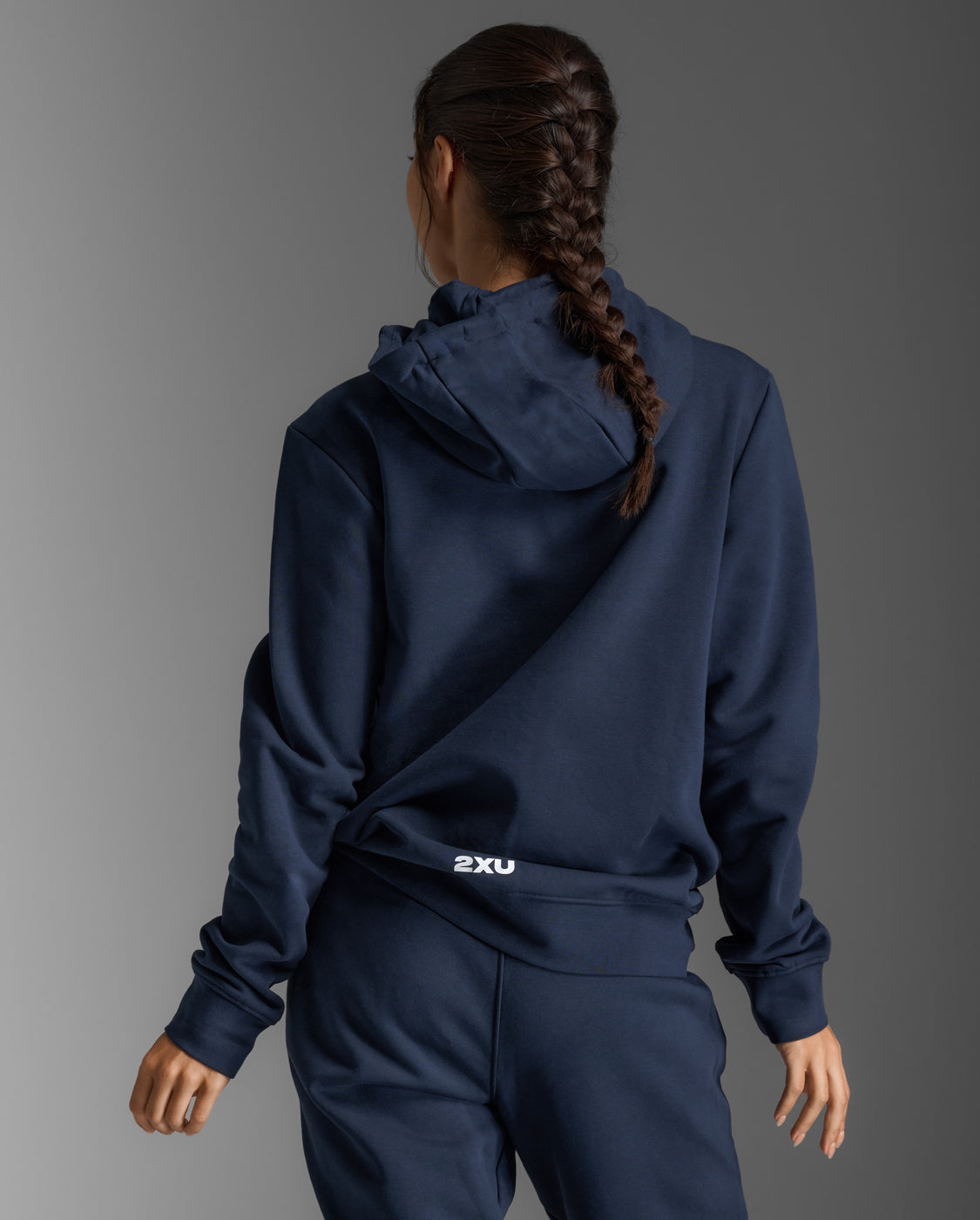 2xu-motion-aspire-full-zip-hoodie-damen-midnight-white image 3