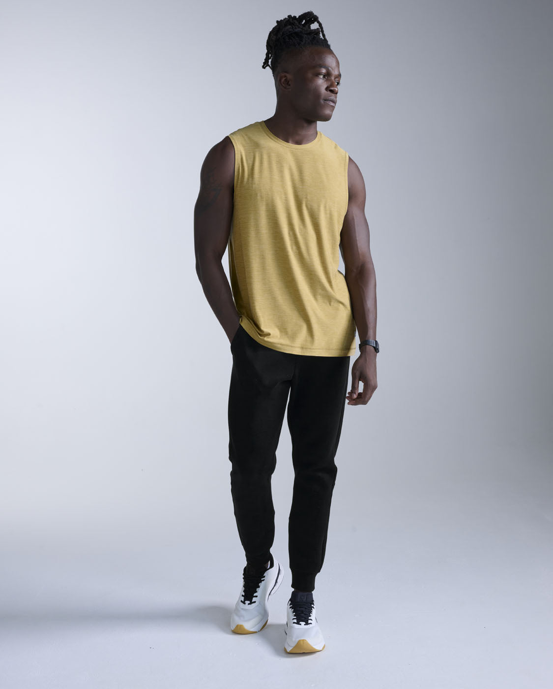 2xu-signature-tank-tanktop-herren-khaki-khaki image 5
