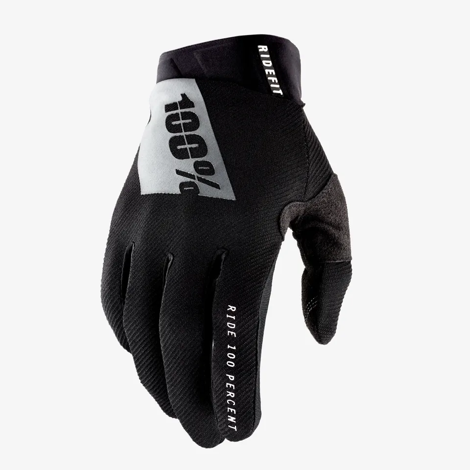 100-ridefit-black-white-handschuhe-moto-touchscreen image 1