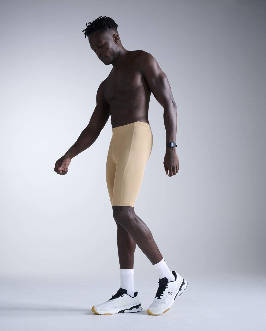 2xu-core-compression-short-herren-beige-pwx image 7