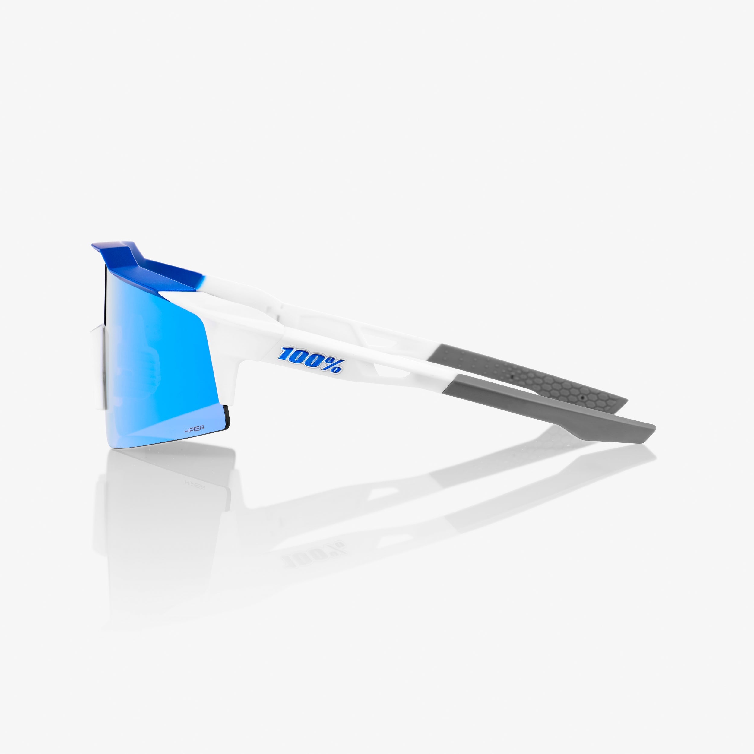 100-speedcraft-sl-sportbrille-matte-white-hiper-blue-mirror image 3