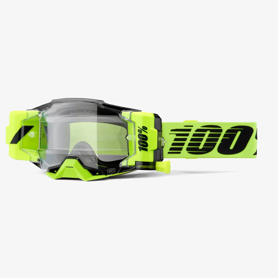 100-armega-forecast-goggle-neon-yellow-clear image 1