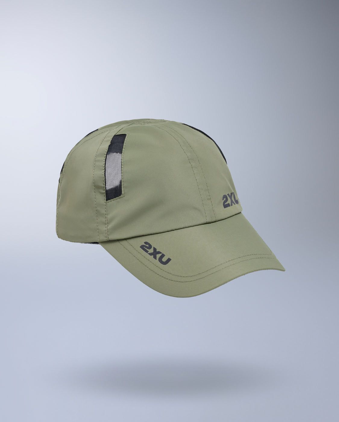 2xu-aero-run-cap-unisex-alpine-black image 1
