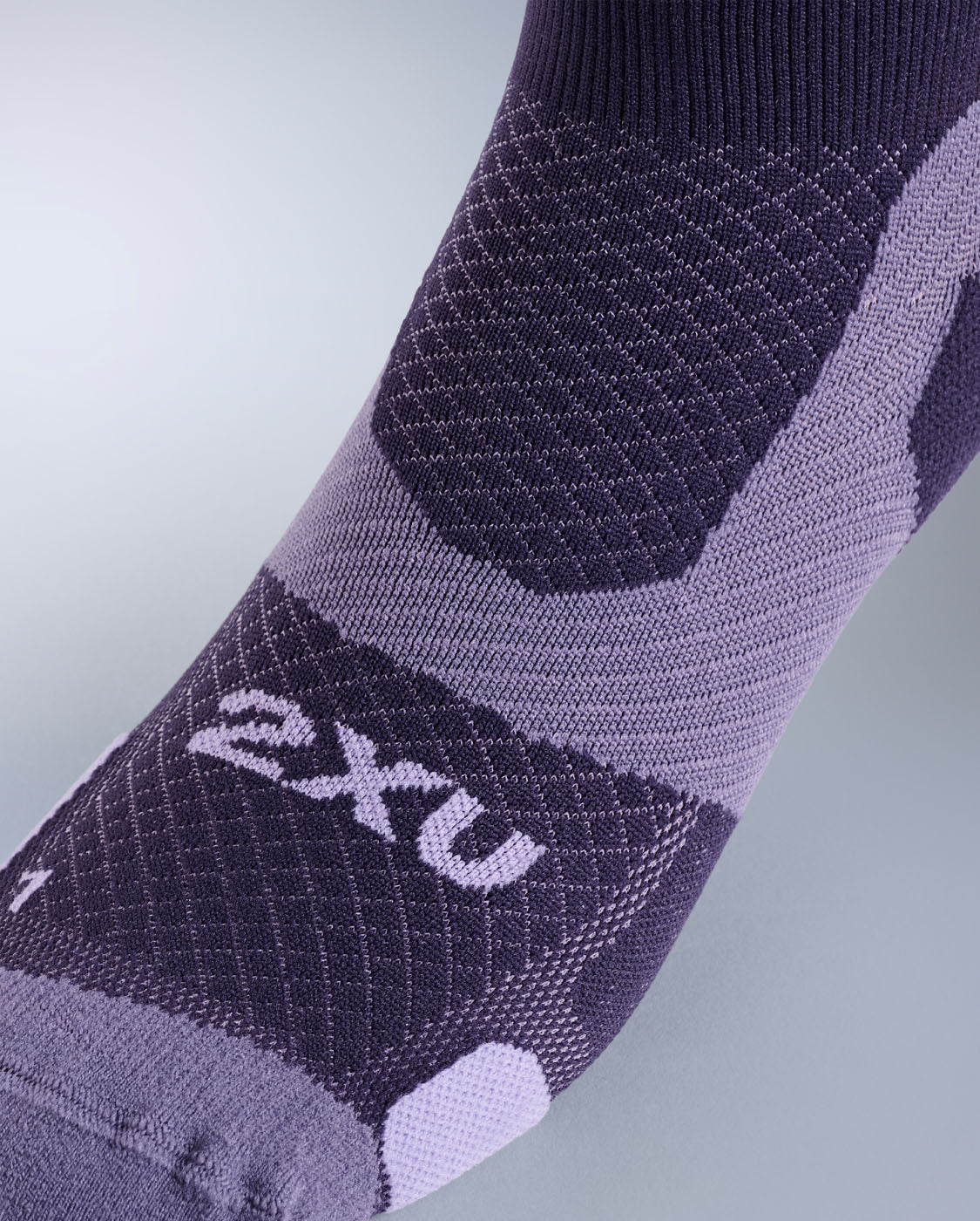 2xu-vectr-light-cushion-crew-socks-lila-socken image 3
