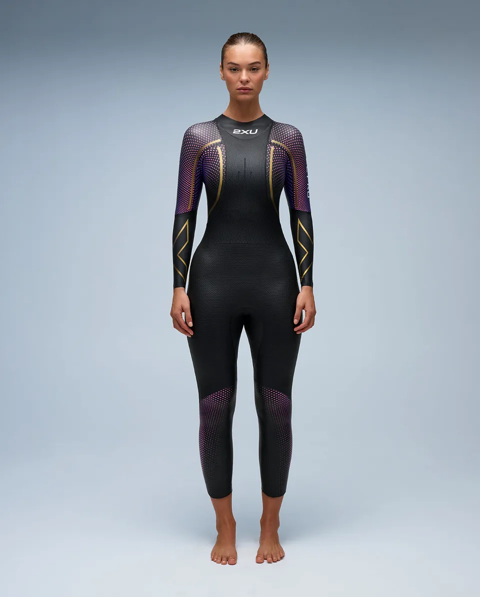 2xu-propel-pro-wetsuit-neoprenanzug-schwarz-lavendust image 1