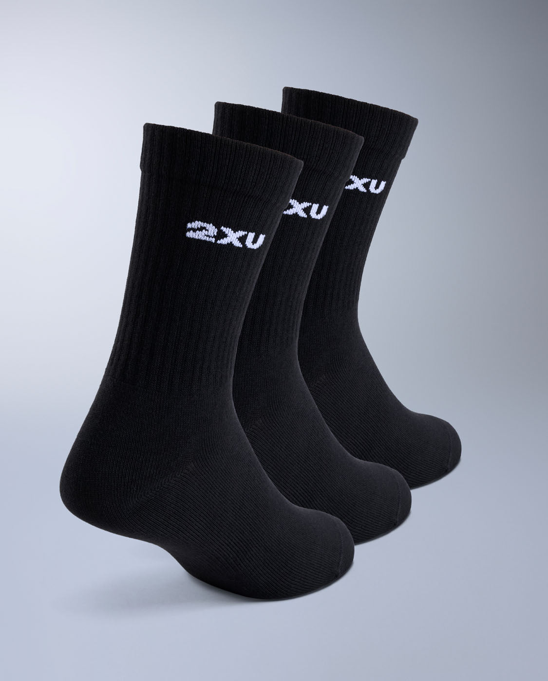 2xu-24-7-cotton-crew-socks-3er-laufsocken-schwarz image 2