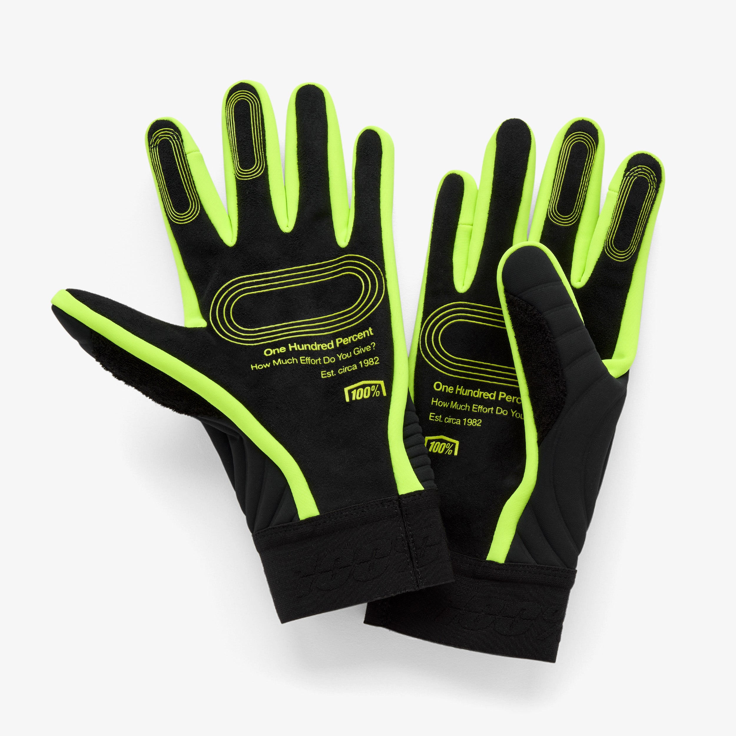 100-brisker-xtreme-handschuhe-schwarz-gelb-winter image 2