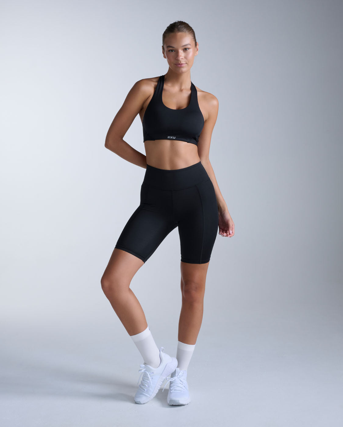 2xu-core-hi-rise-7-inch-shorts-schwarz-kompression image 4