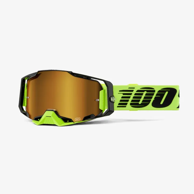 100-armega-goggle-neongelb-moto-brille-clear image 1