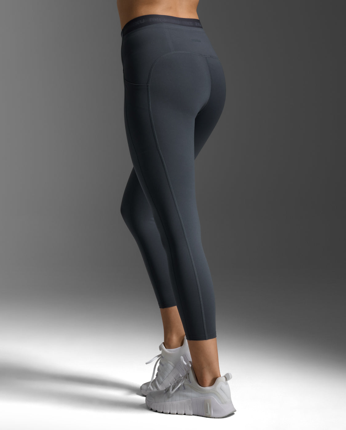 2xu-form-stash-7-8-tights-damen-india-ink-mit-taschen image 2