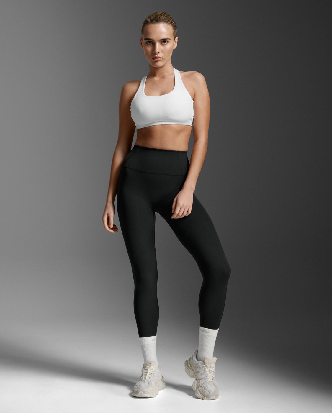 2xu-fluid-hi-rise-tights-damen-leggings-schwarz-high-waist image 6