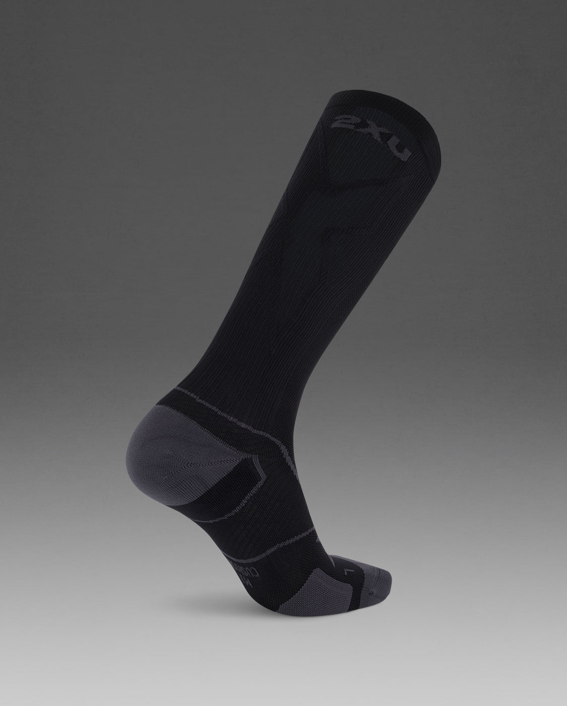 2xu-vectr-cushion-kompressionssocken-black-lang image 3