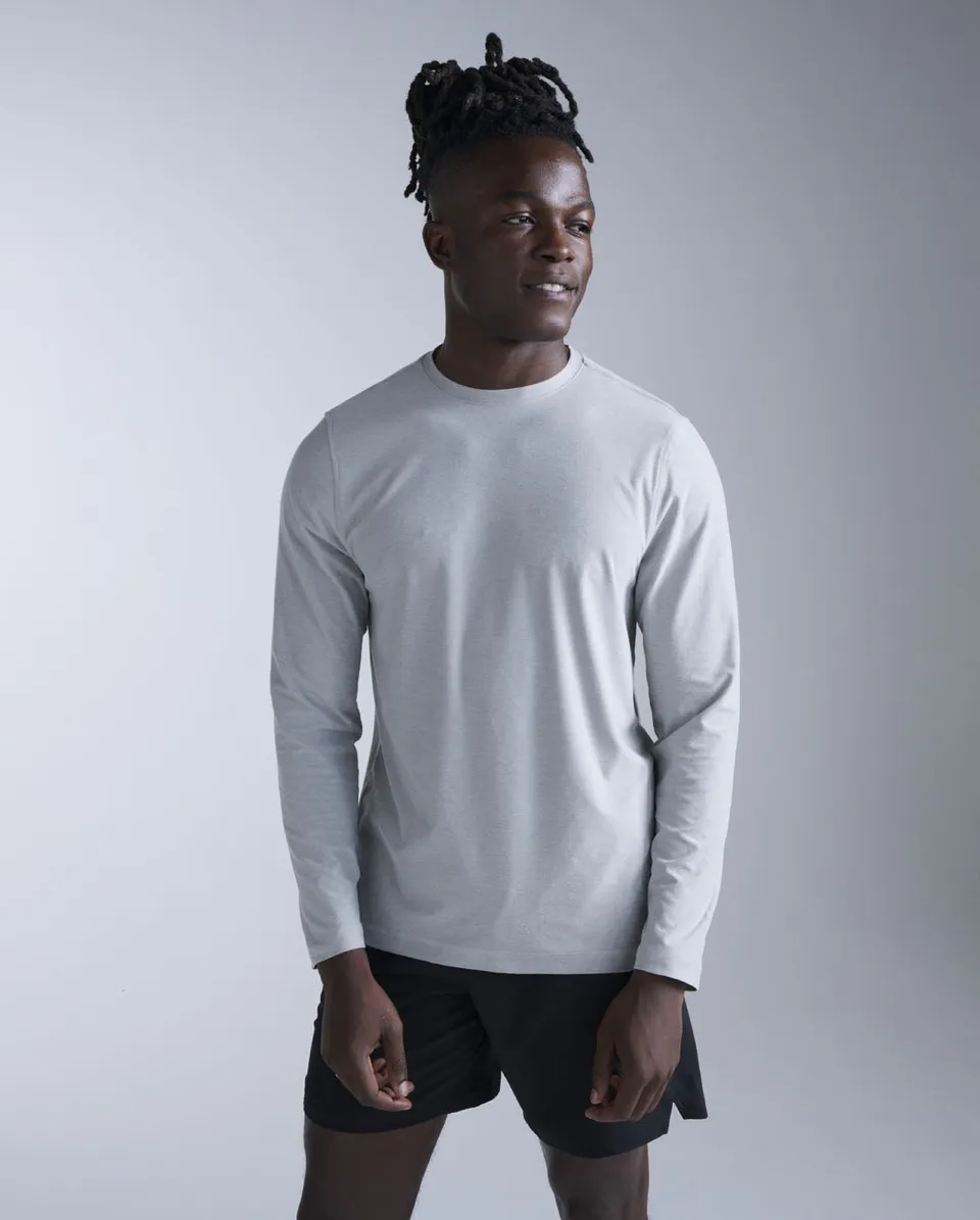 2xu-signature-longsleeve-herren-grau-schnelltrocknend image 1