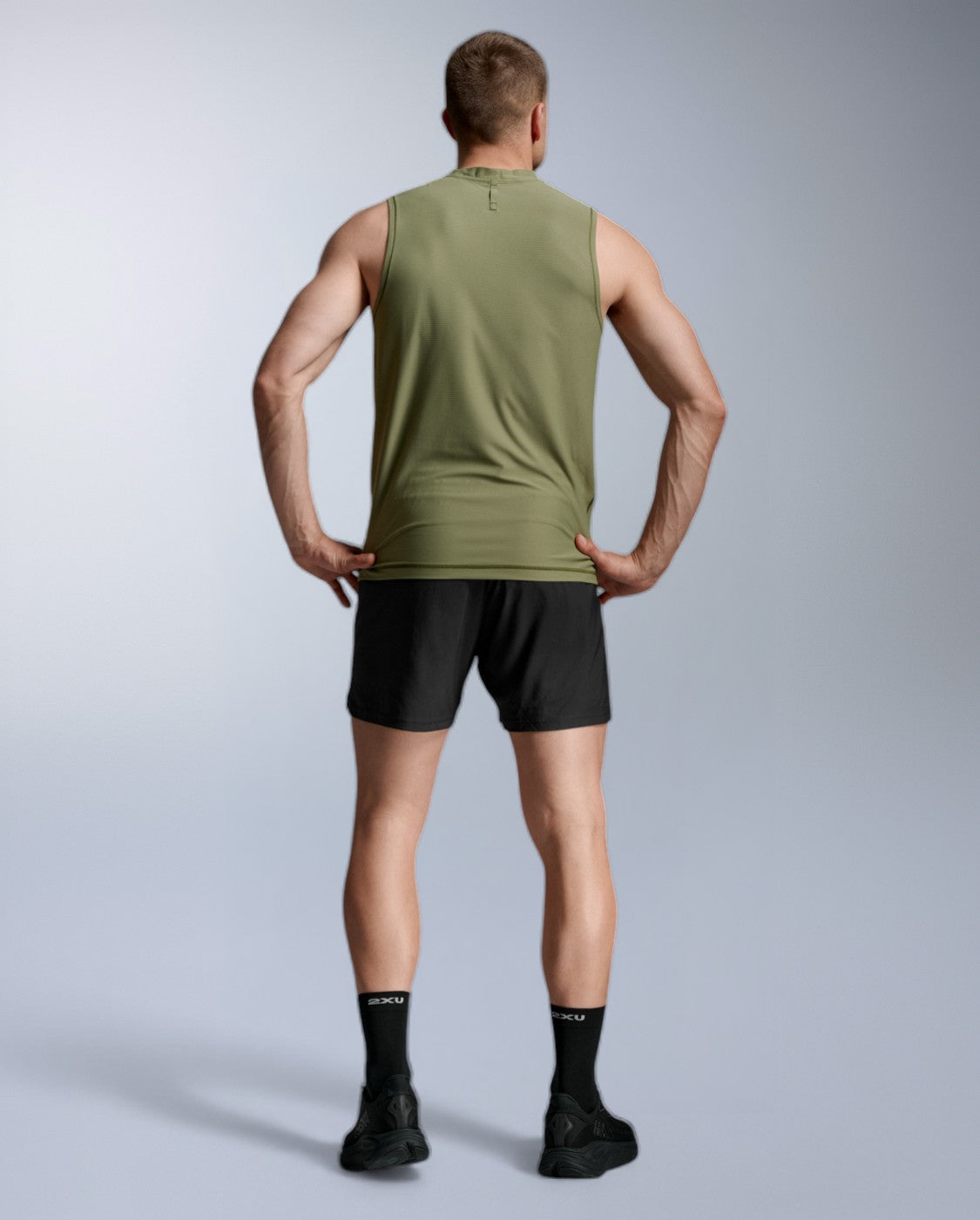 2xu-force-tech-tank-hunter-green-tank-top-herren image 5