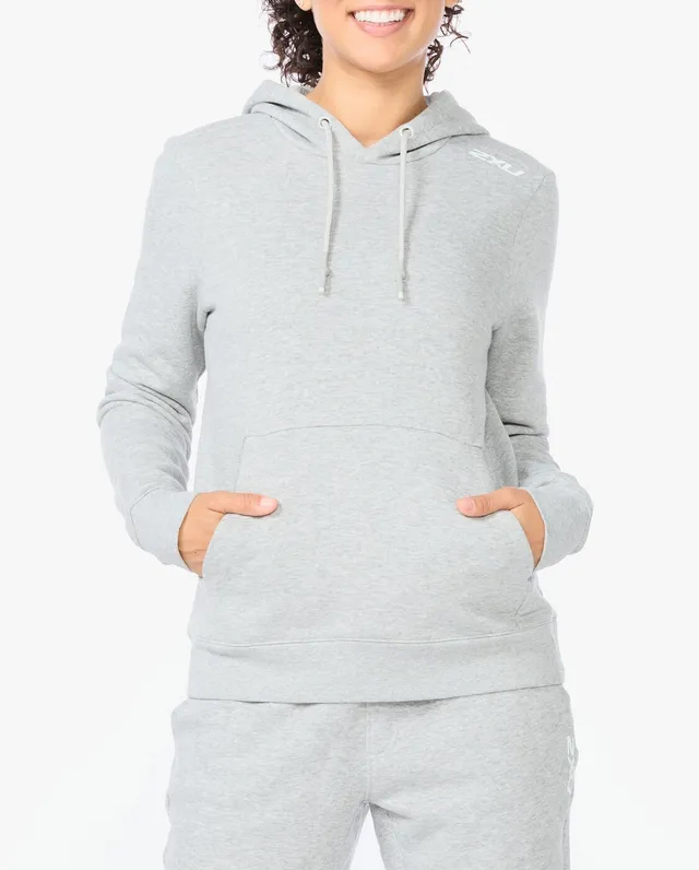 2xu-motion-aspire-pullover-hoodie-damen-grey-marle-fleece image 1