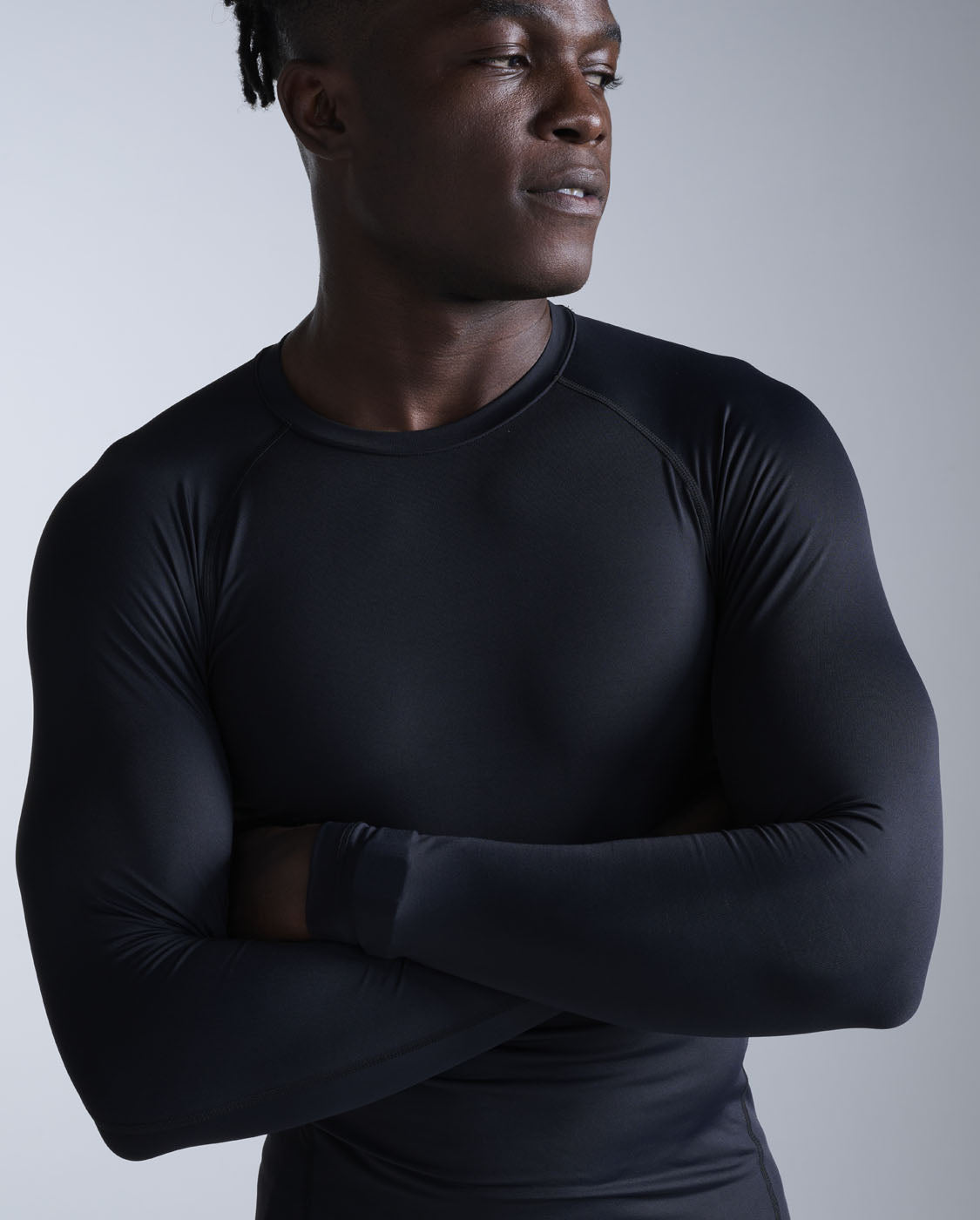 2xu-core-compression-langarmshirt-herren-schwarz image 1