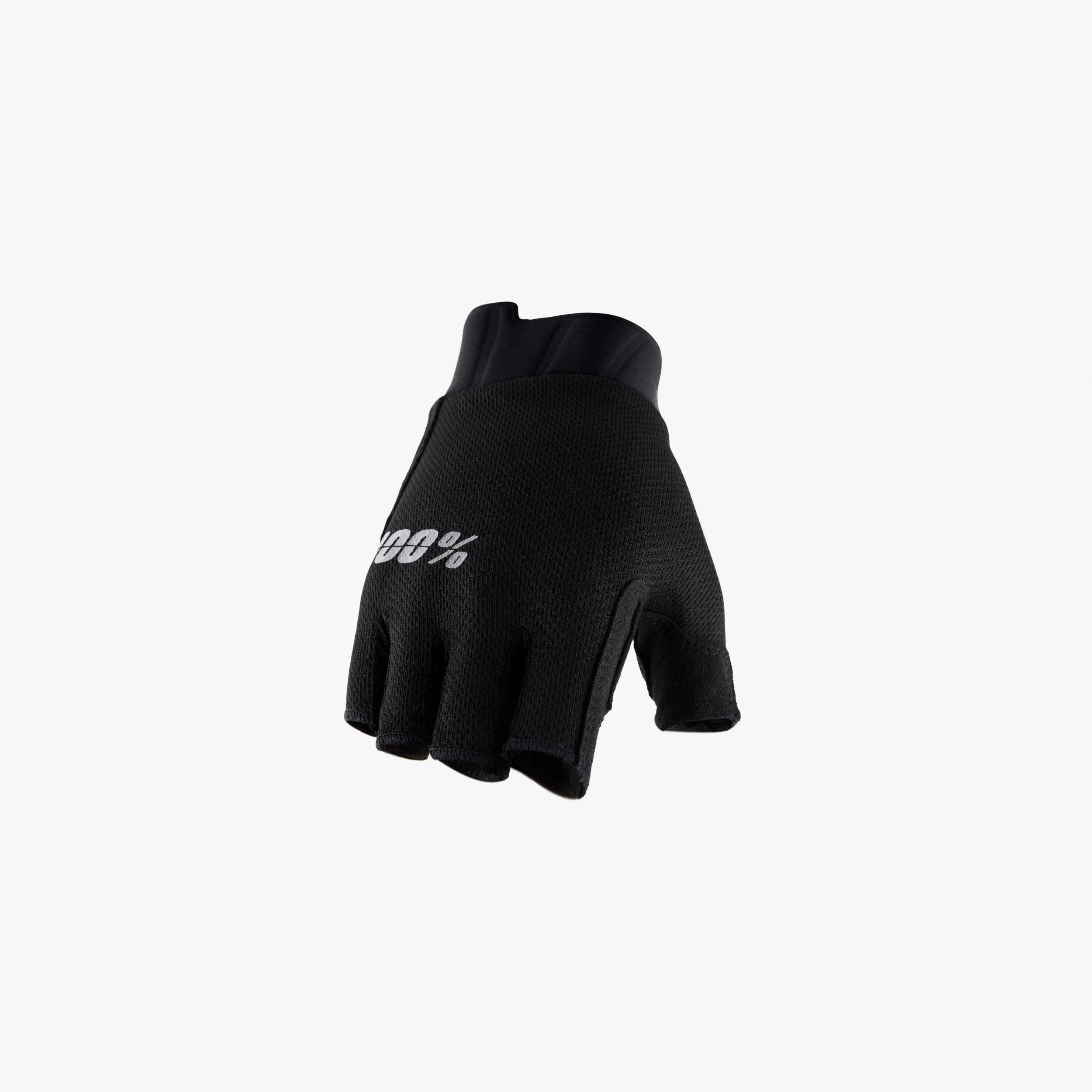 100-exceeda-damen-gel-kurzfinger-fahrradhandschuhe-schwarz image 1