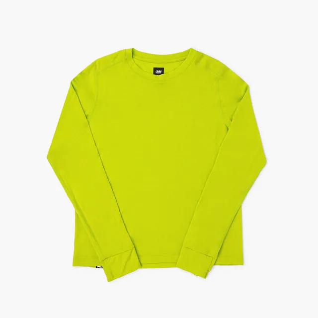 ciele-w-hlslongsleeve-laufshirt-lime-green-langarm image 1