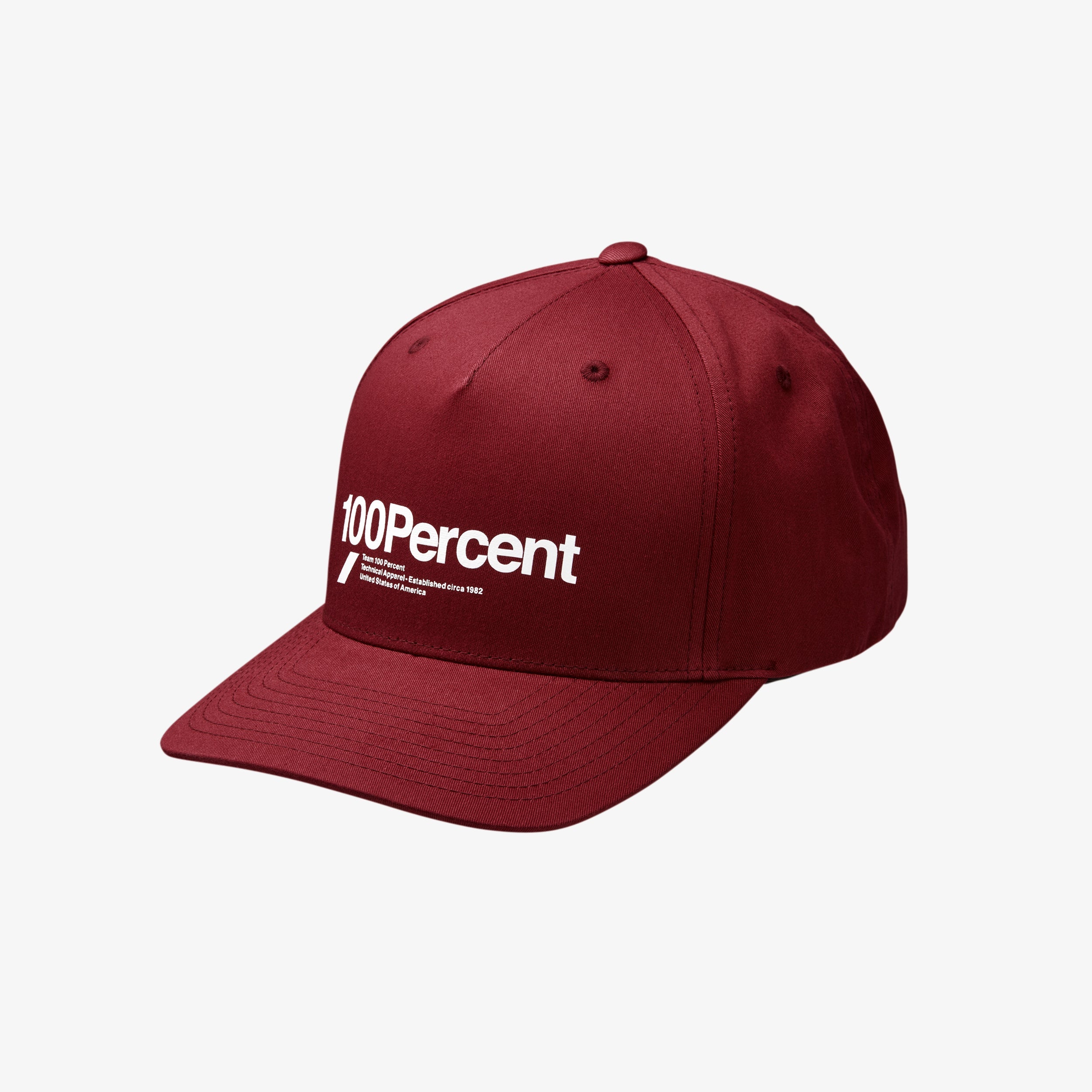 100-manifesto-snapback-cap-deep-wine-baseballkappe image 1