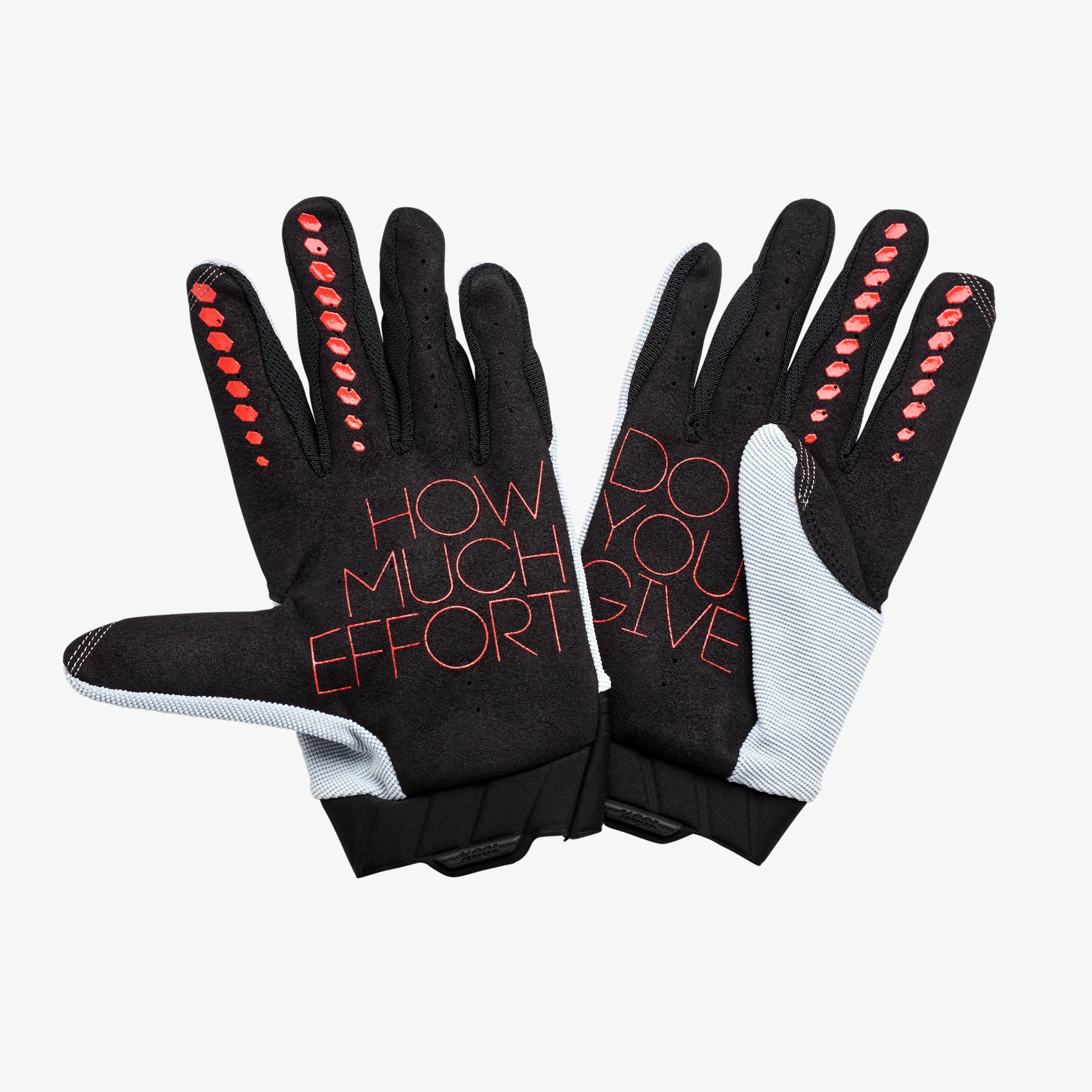 100-geomatic-mtb-handschuhe-grau-rot-touchscreen image 2