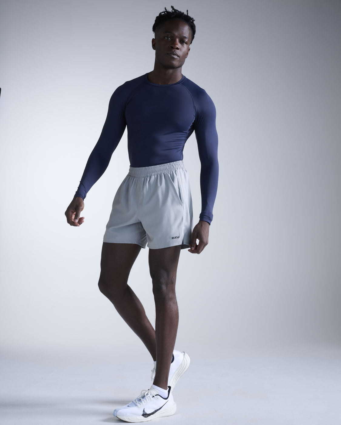 2xu-core-compression-long-sleeve-navy-kompressionsshirt image 7